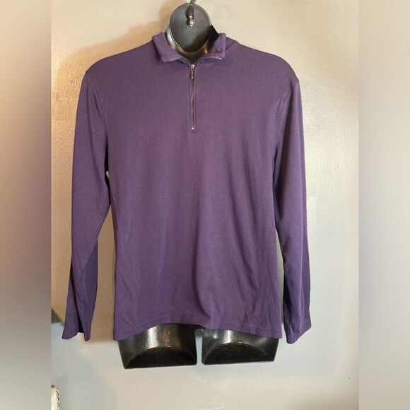 Michael Kors Other - Michael Kors purple half zip mens top